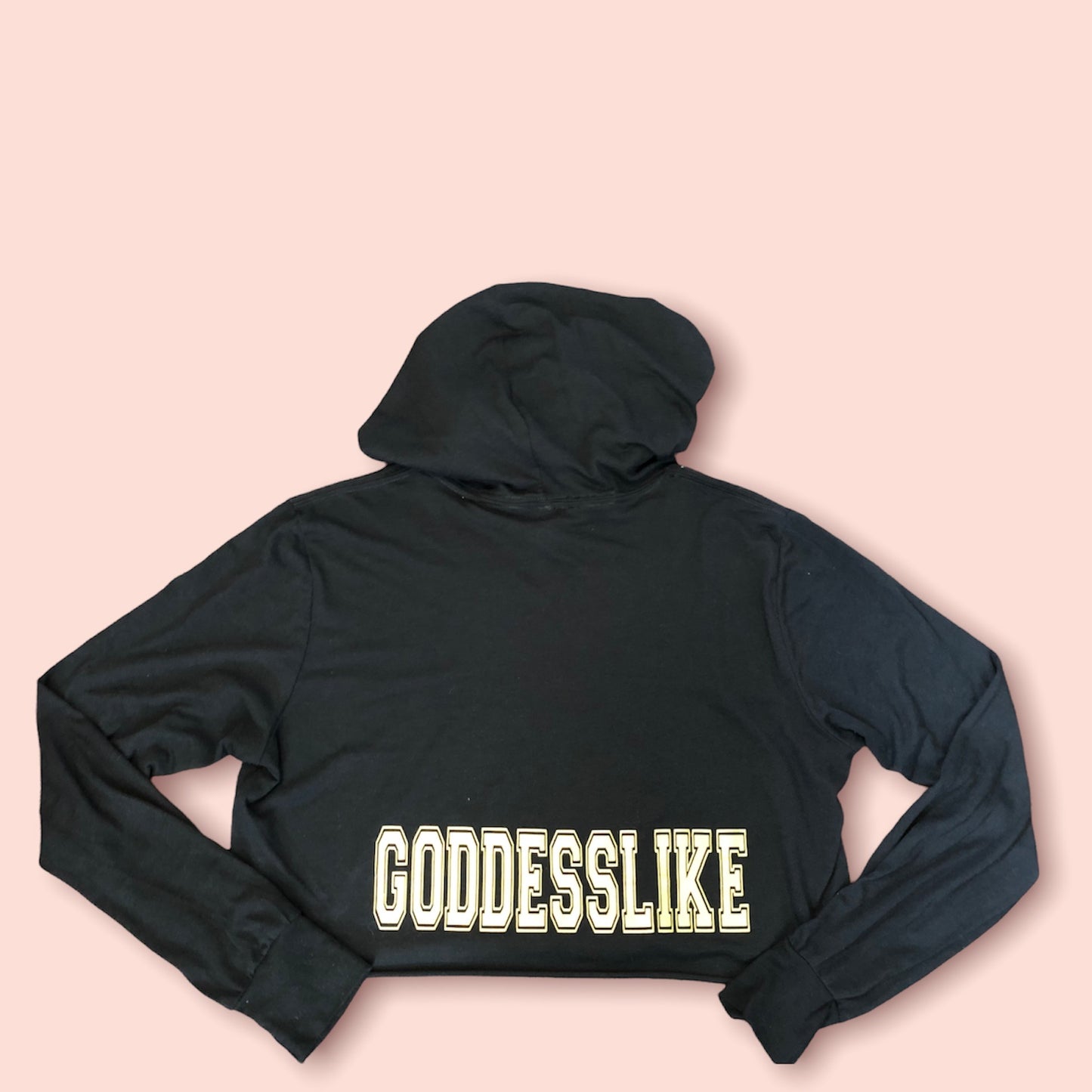 Vibin' and Thrivin' Cropped Hooded Sweatshirt