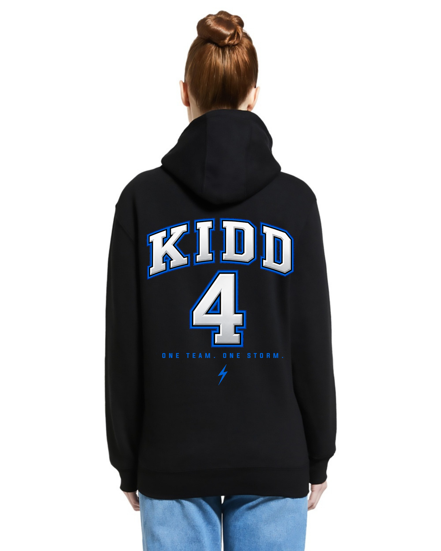 STORM SOCCER DARK MODERN HOODED SWEATSHIRT
