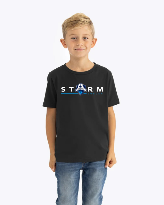 STORM SOCCER DARK MODERN TEE YOUTH