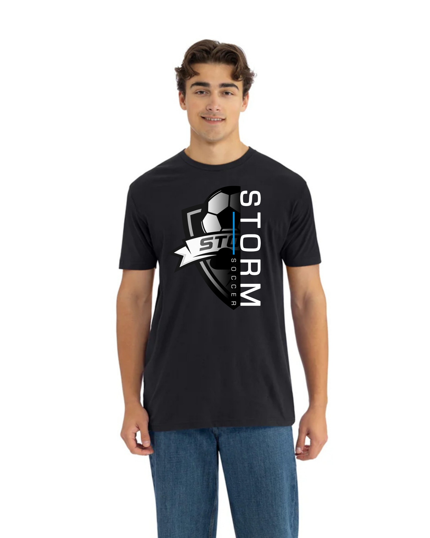 STORM HALF & HALF LOGO TEE