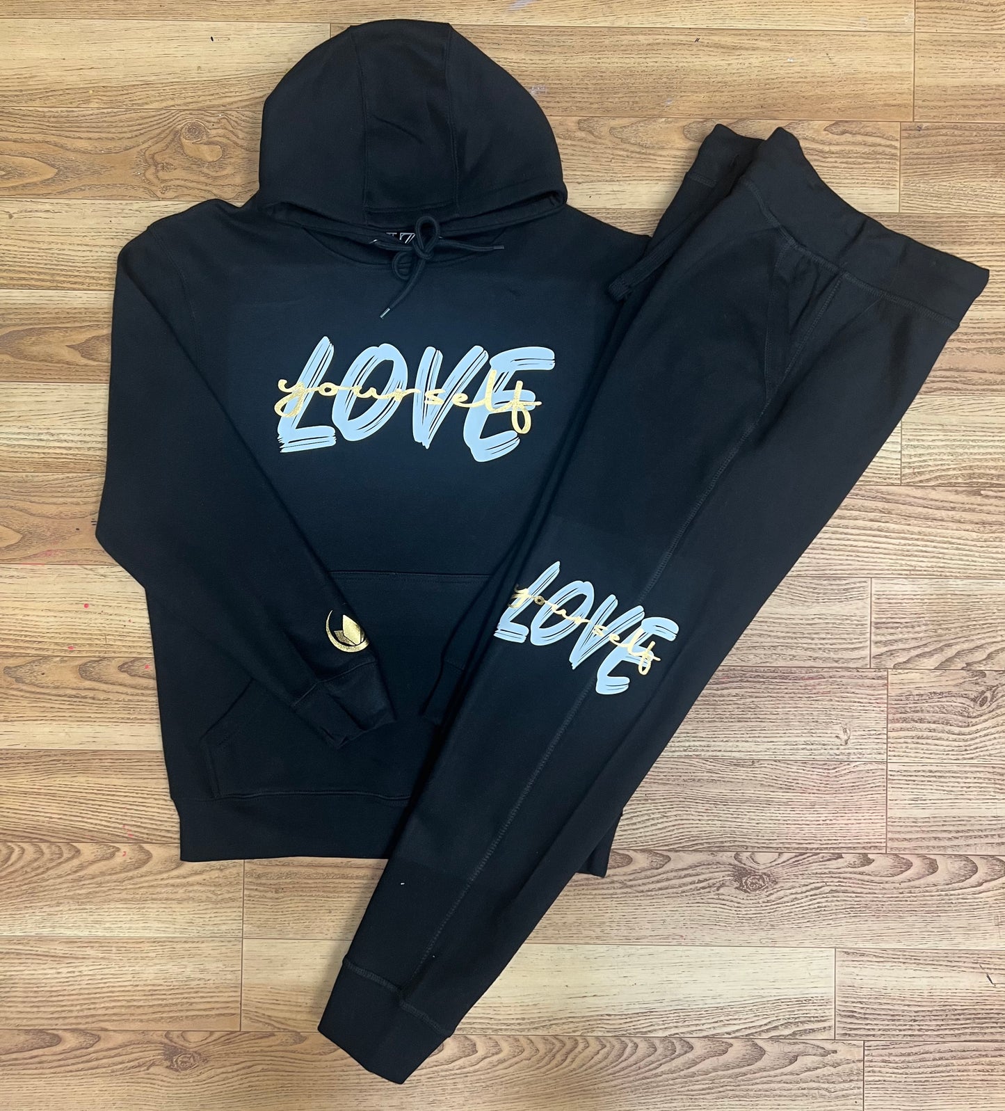 “Love Yourself” jogger set