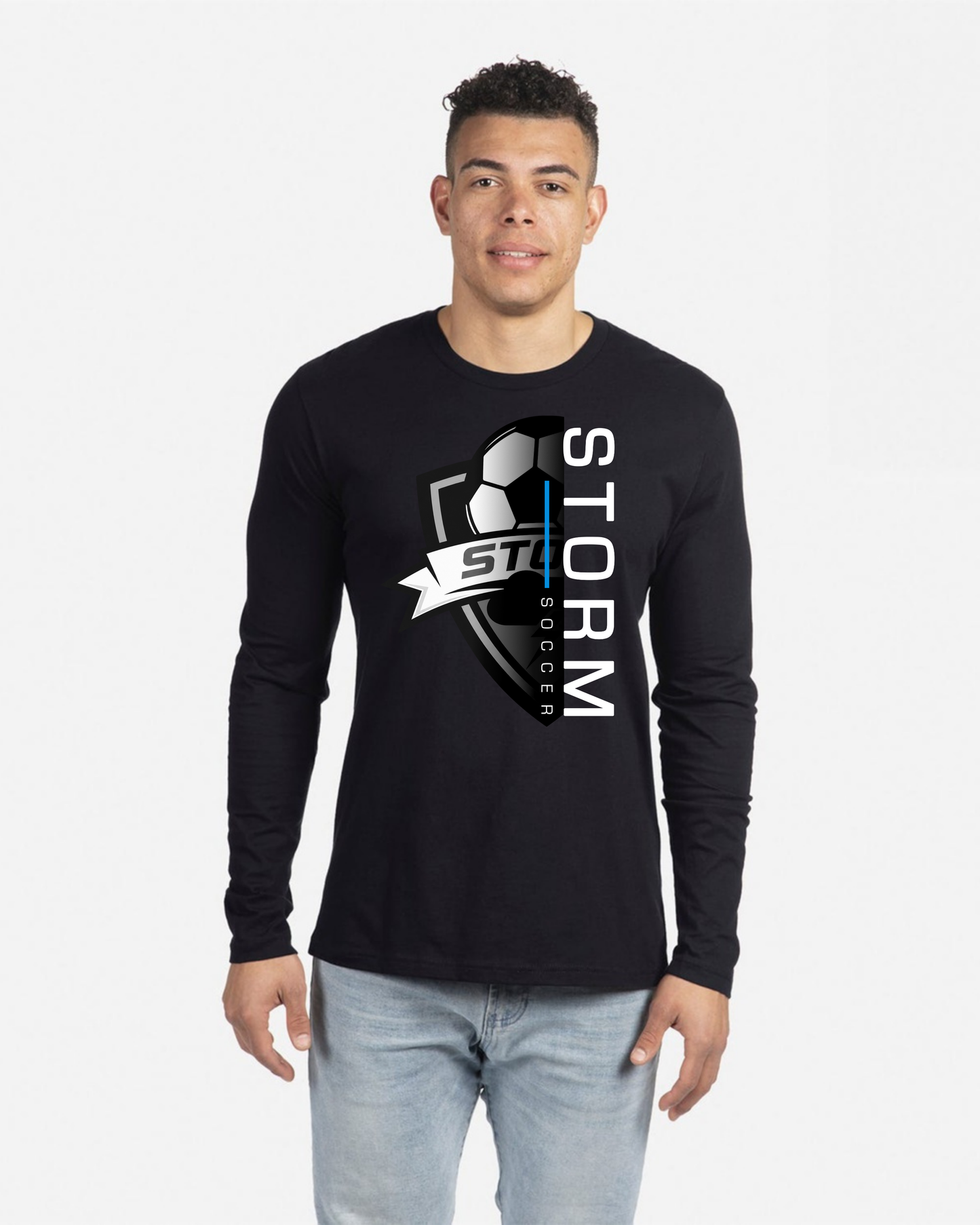 STORM HALF & HALF LOGO LONG SLEEVE