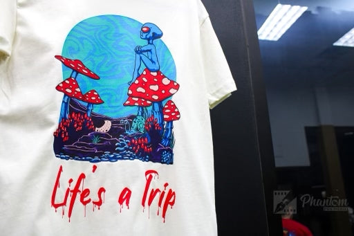 “Life’s a Trip” natural tee