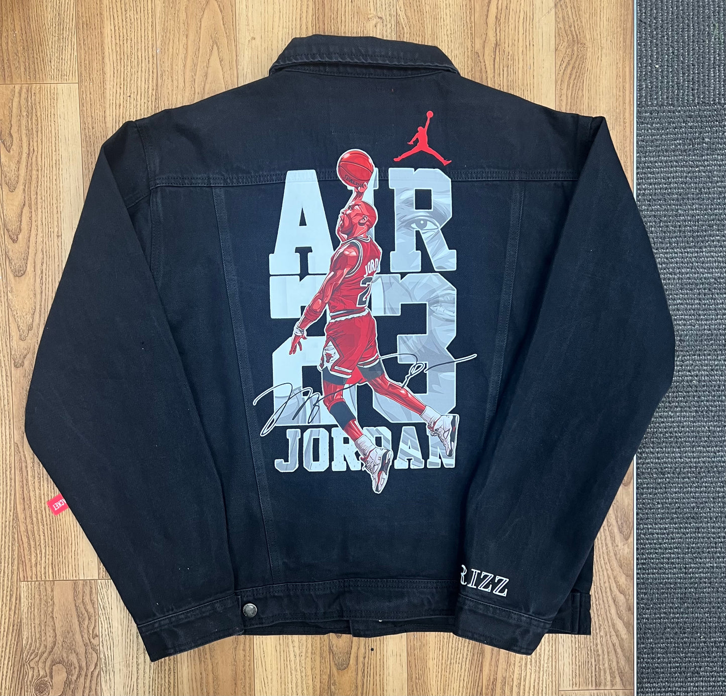 Custom “Air Jordan” Jean jacket