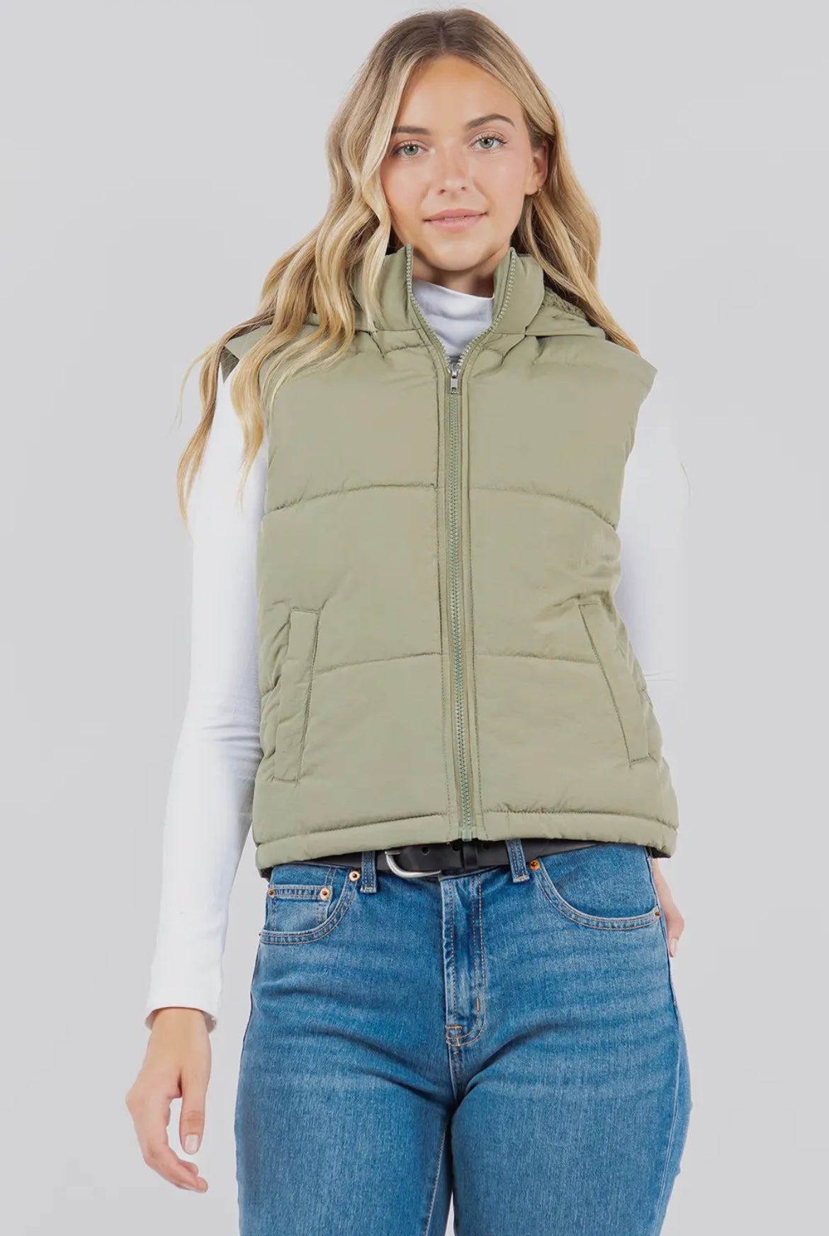 Hooded Sherpa Lined Vest