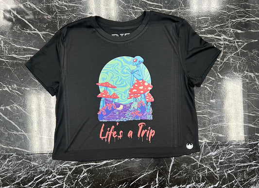 “Life’s a Trip” crop top