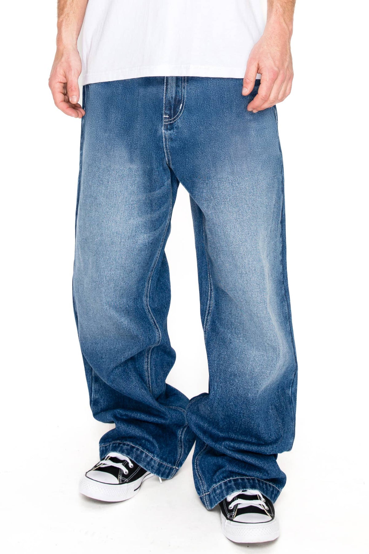 DL981 TITAN Ultra Baggy Y2K Wide-Leg Denim Jean (Open Pack)
