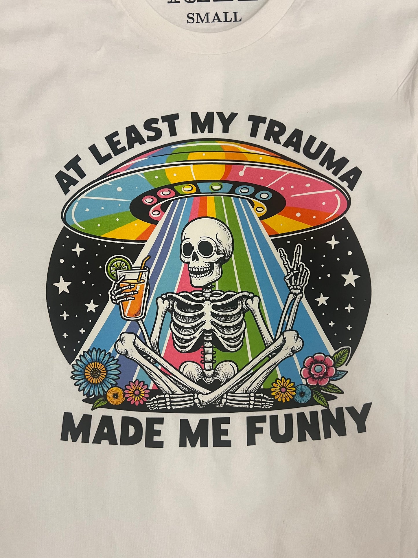 Trauma Made Me Funny tee