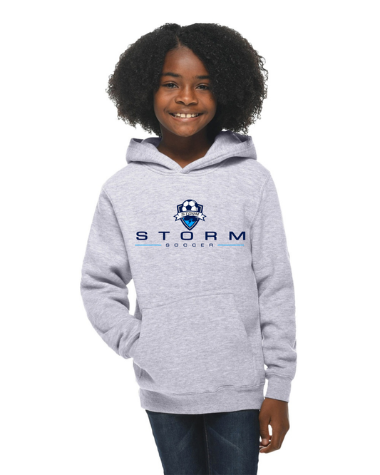 STORM SOCCER LIGHT MODERN HOODED SWEATSHIRT YOUTH