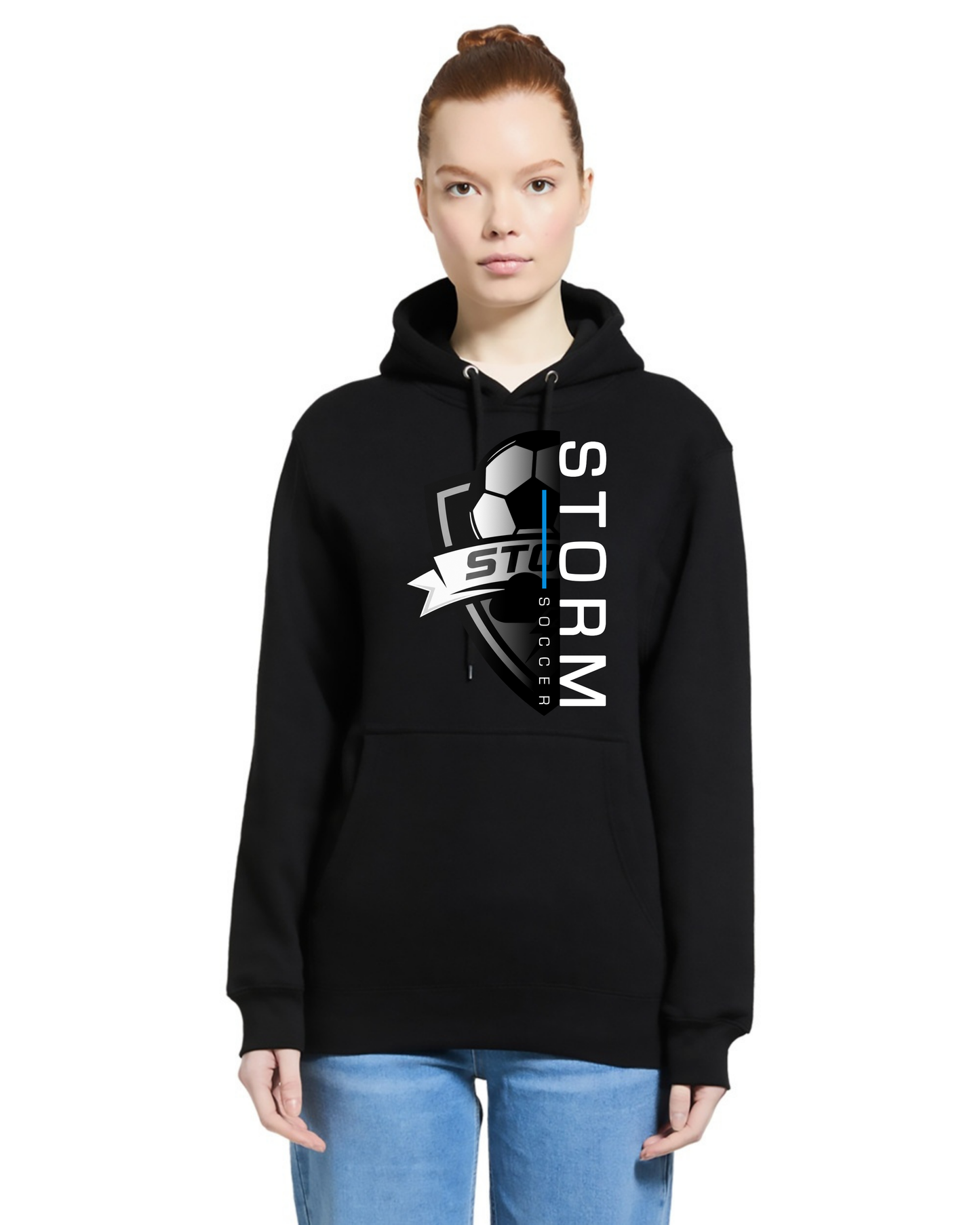 STORM HALF & HALF HOODED SWEATSHIRT