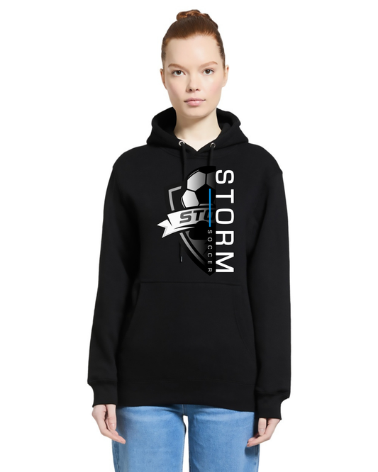 STORM HALF & HALF HOODED SWEATSHIRT