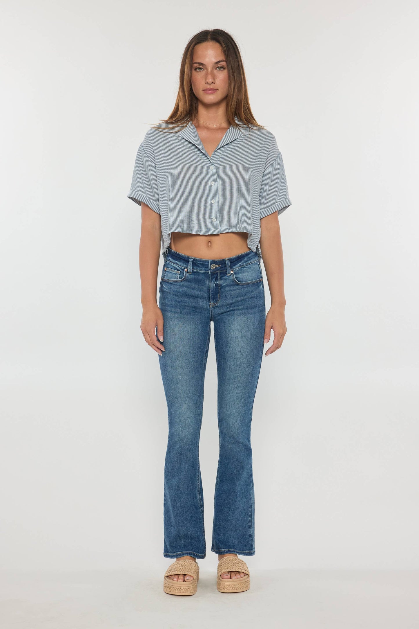 OPEN PACK Mid Rise Bootcut Jeans WEP3690