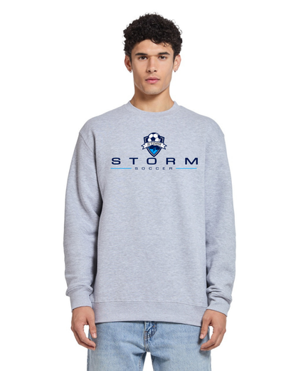 STORM SOCCER LIGHT MODERN CREWNECK SWEATSHIRT