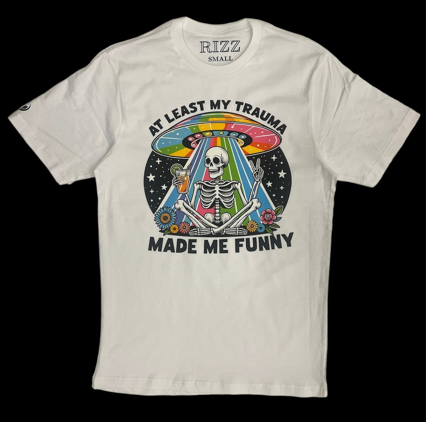 Trauma Made Me Funny tee