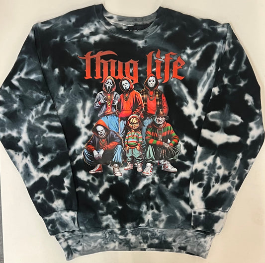 Halloween Thug Life crewneck